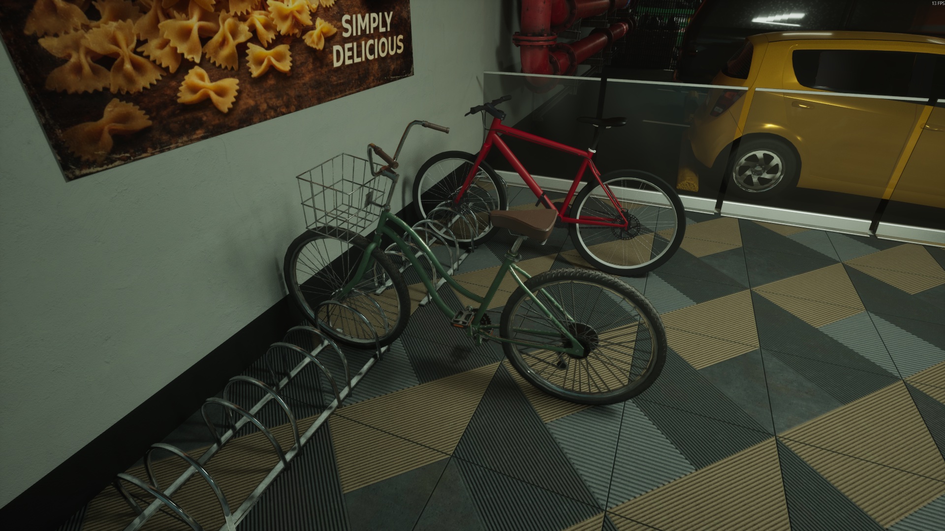 Changed classic bicycle frame — Normal