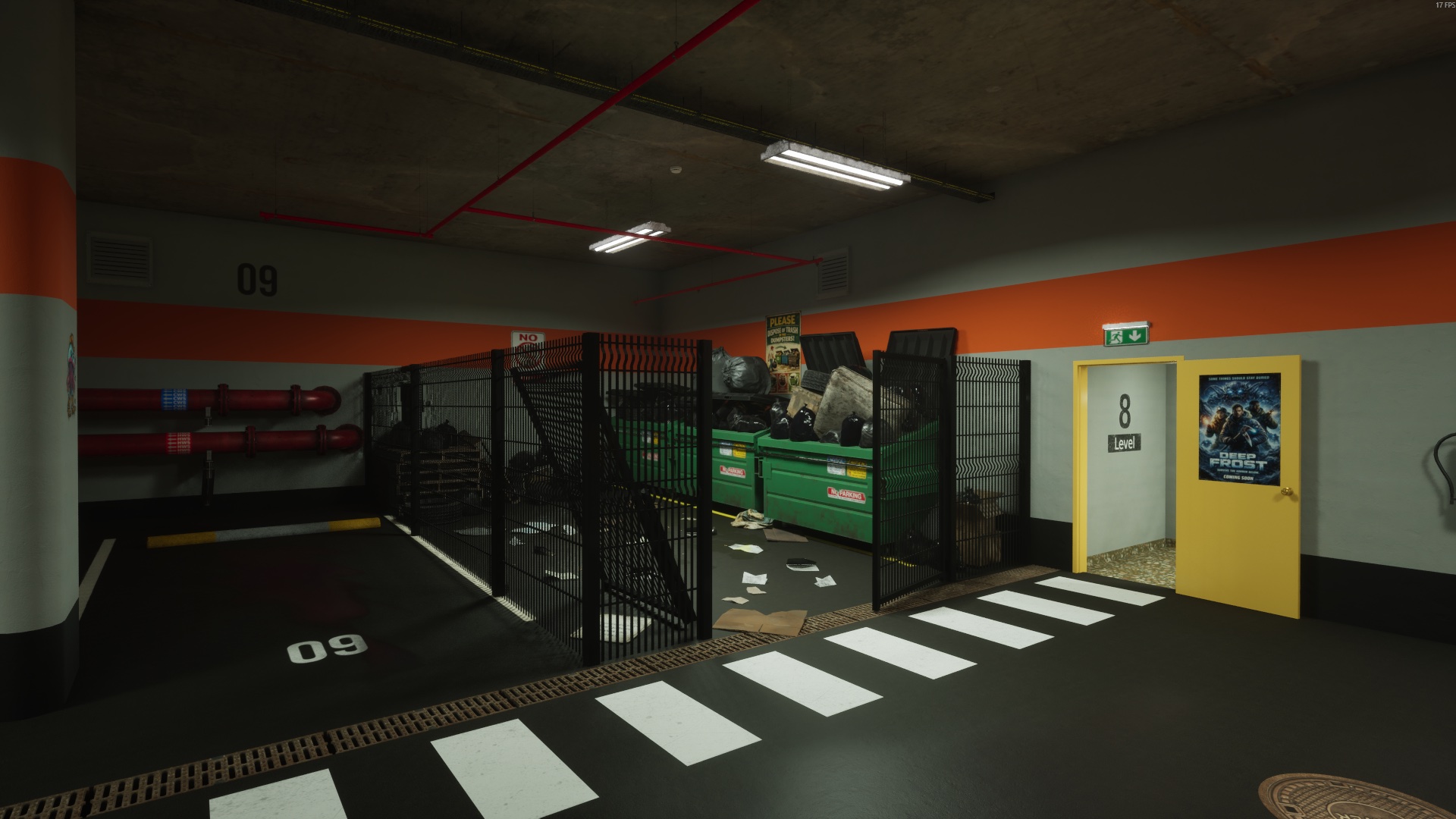 Cleaned trash area — Normal