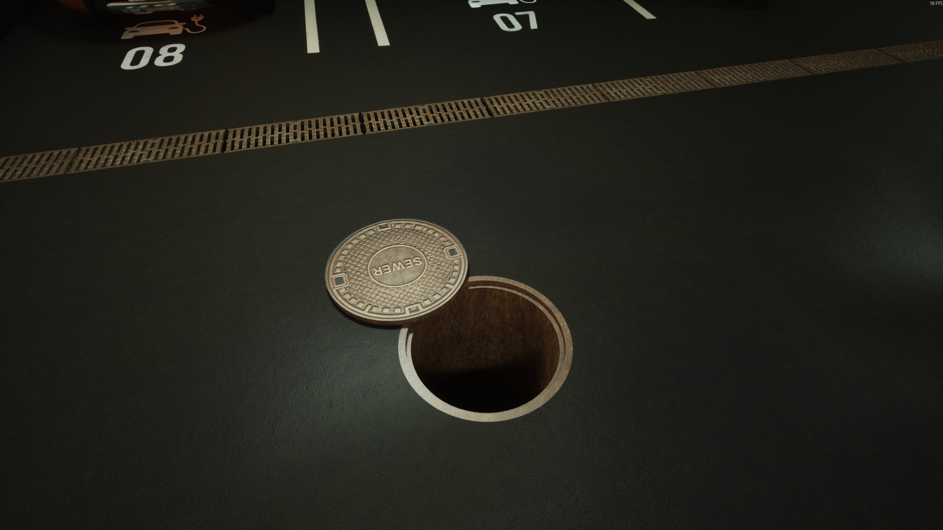 Open manhole — Anomaly
