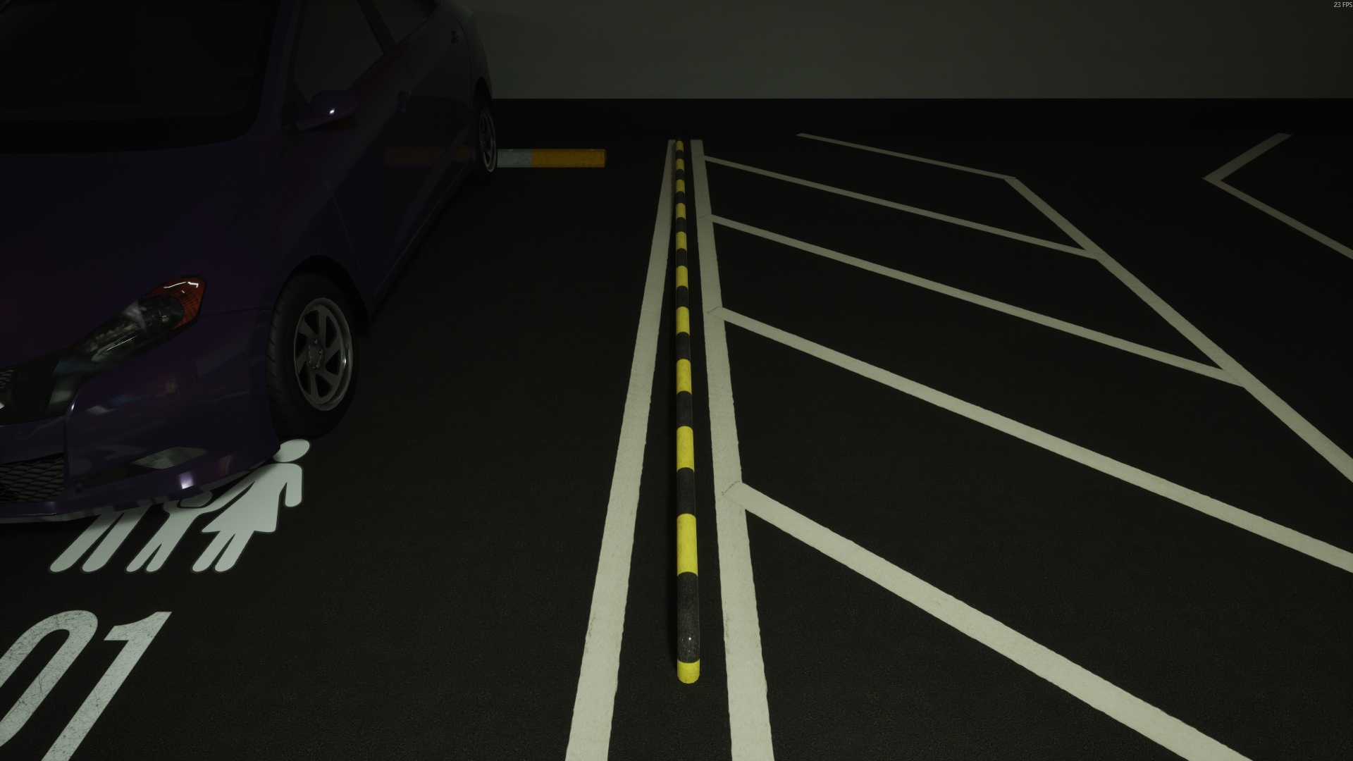 Parking line alignment — Anomaly