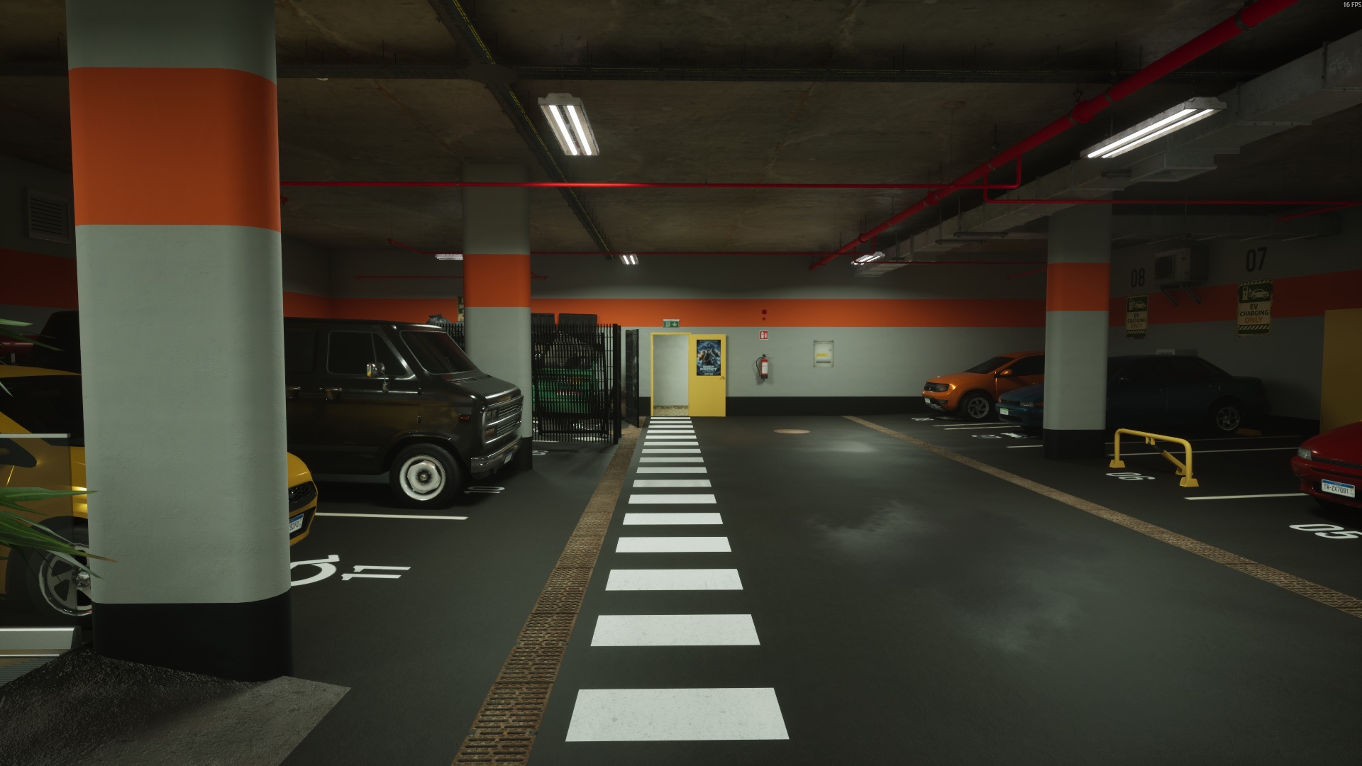 Rotating garage — Normal
