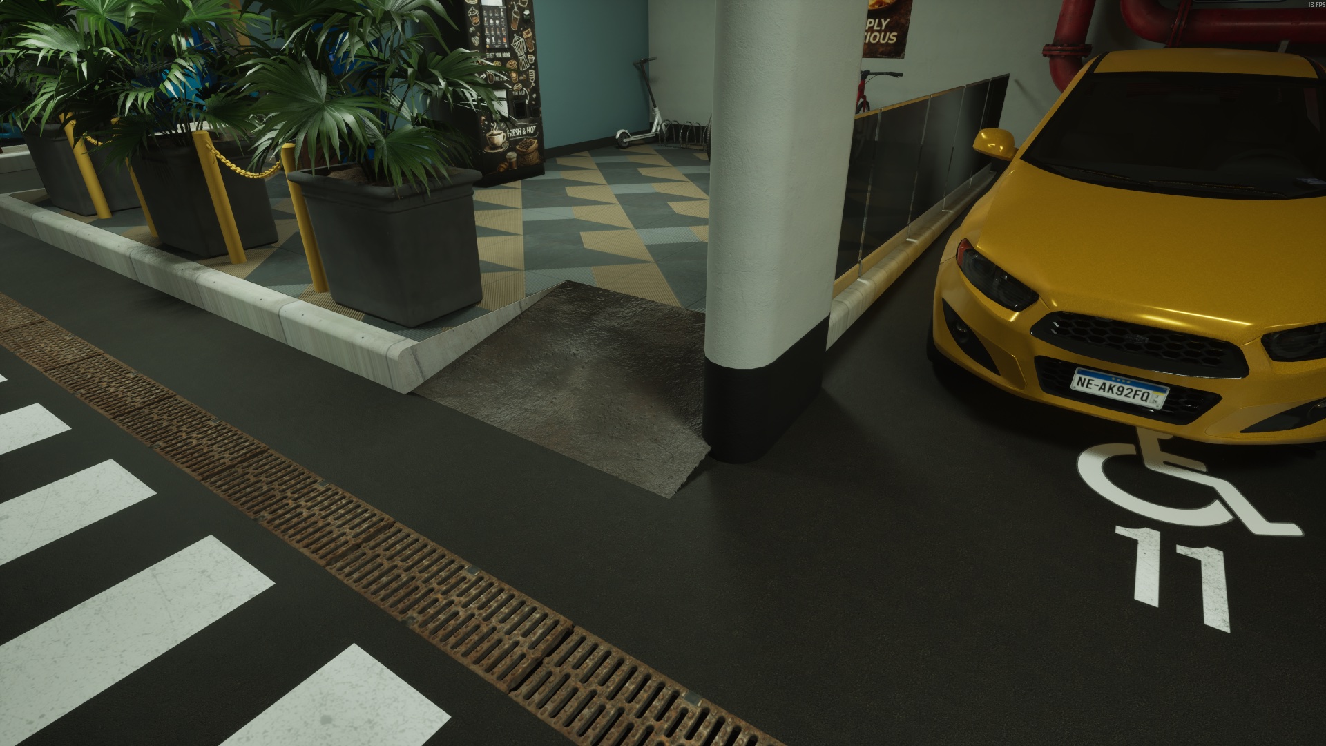 Stairs at the bike area — Normal