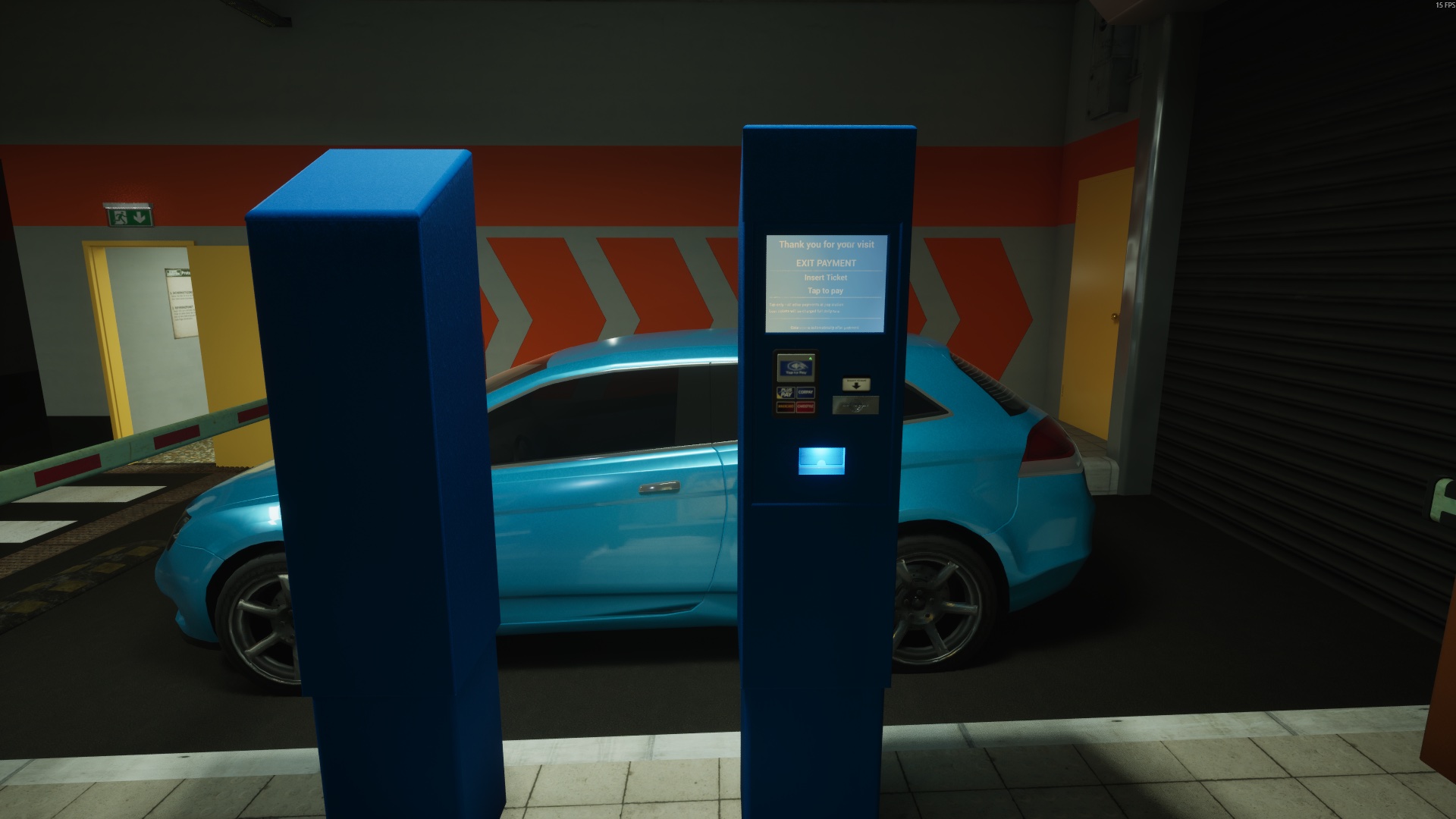 Swapped ticket terminals — Normal