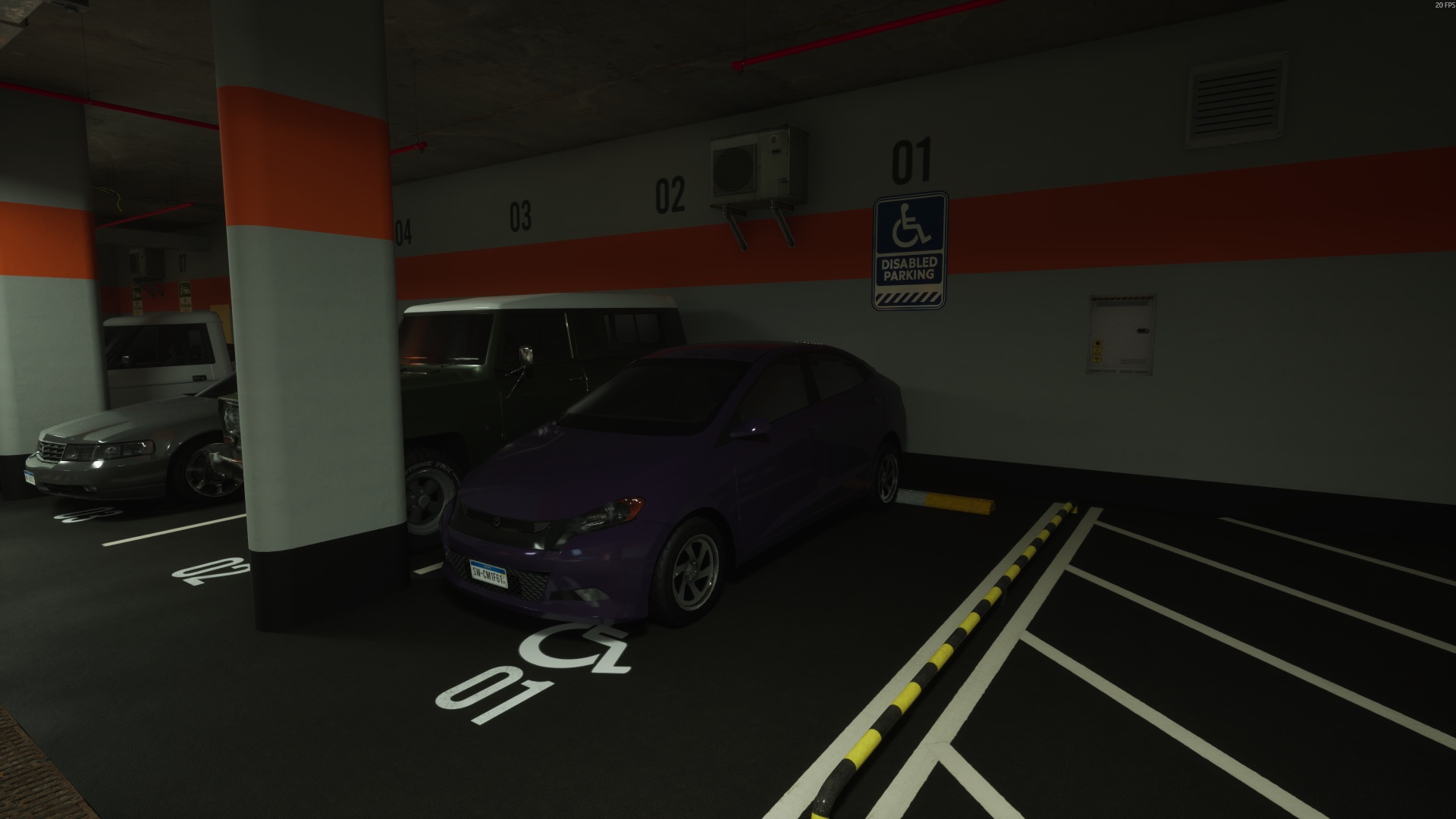 Switched parking spaces — Anomaly