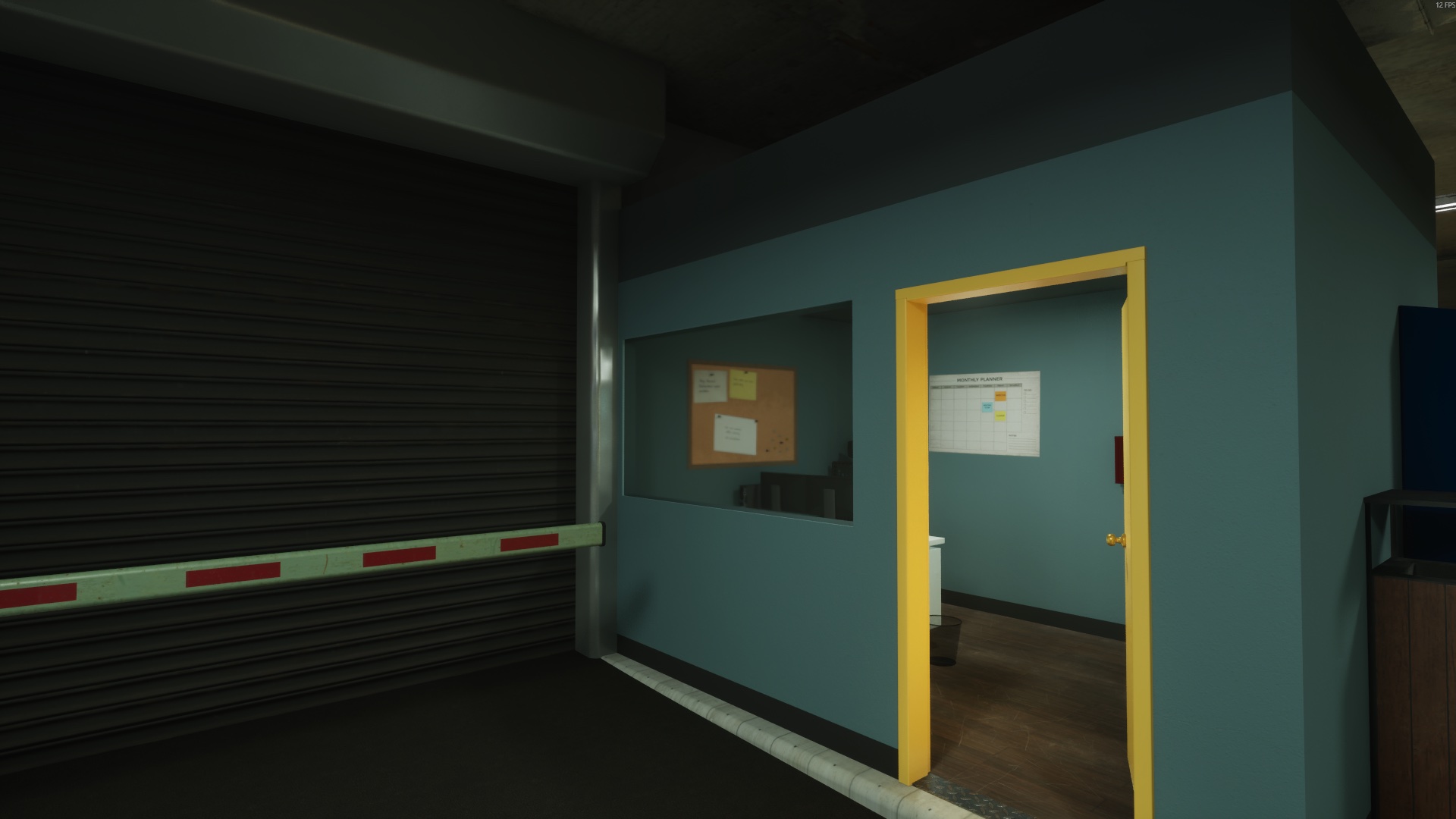 Tinted office window — Normal