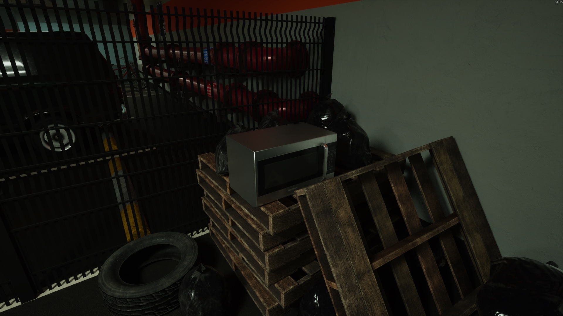 Trashed microwave — Anomaly