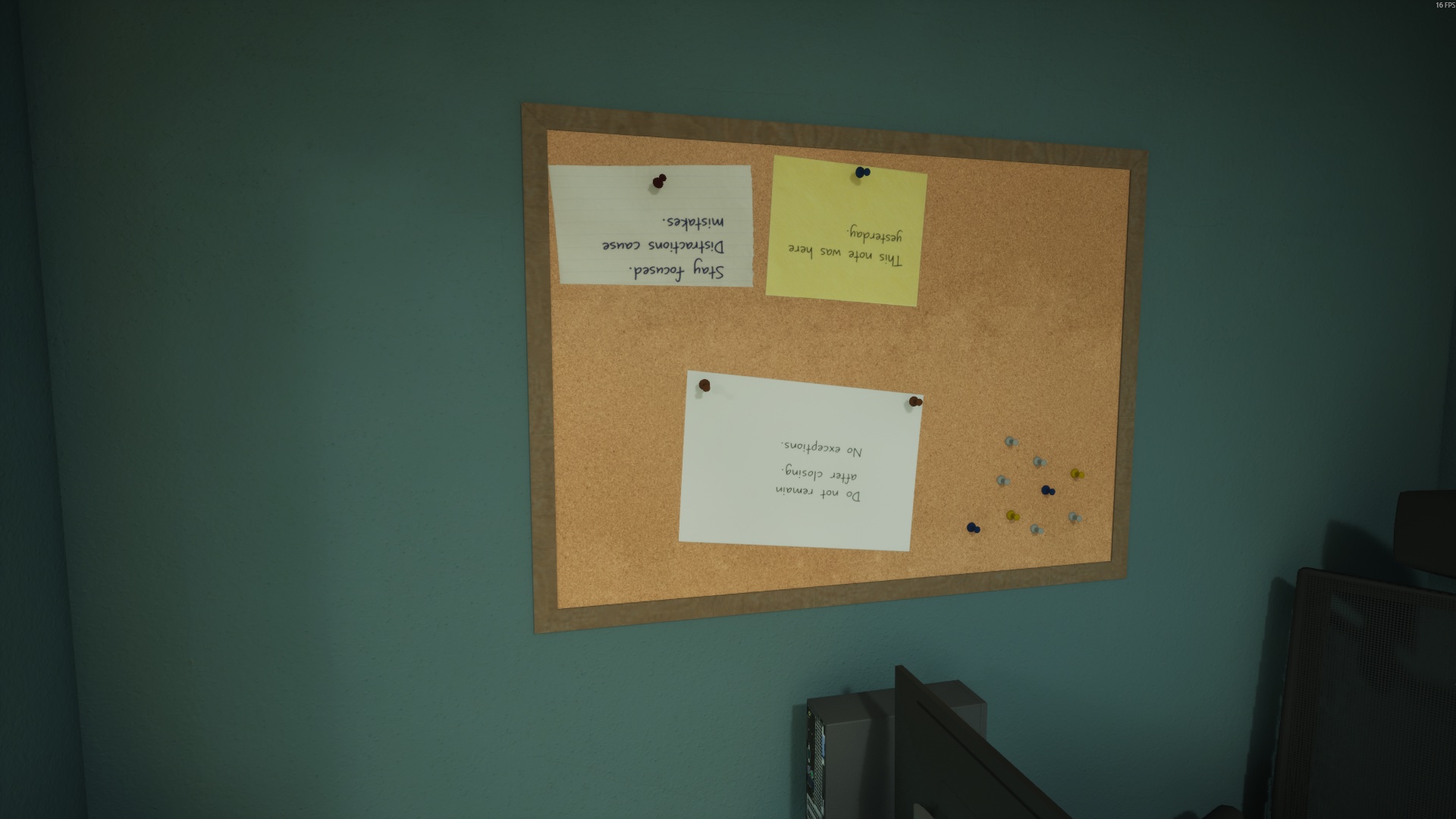 Upside-down notes — Anomaly
