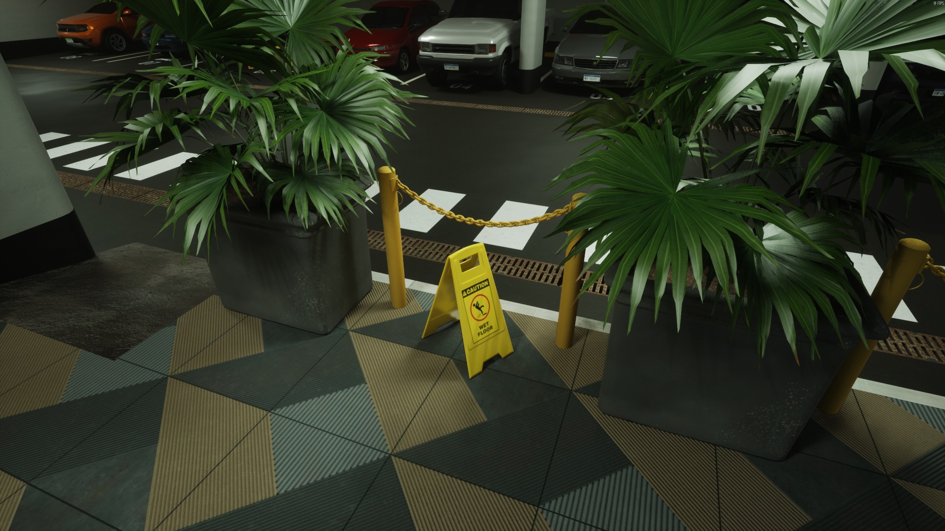 Wet floor sign — Anomaly