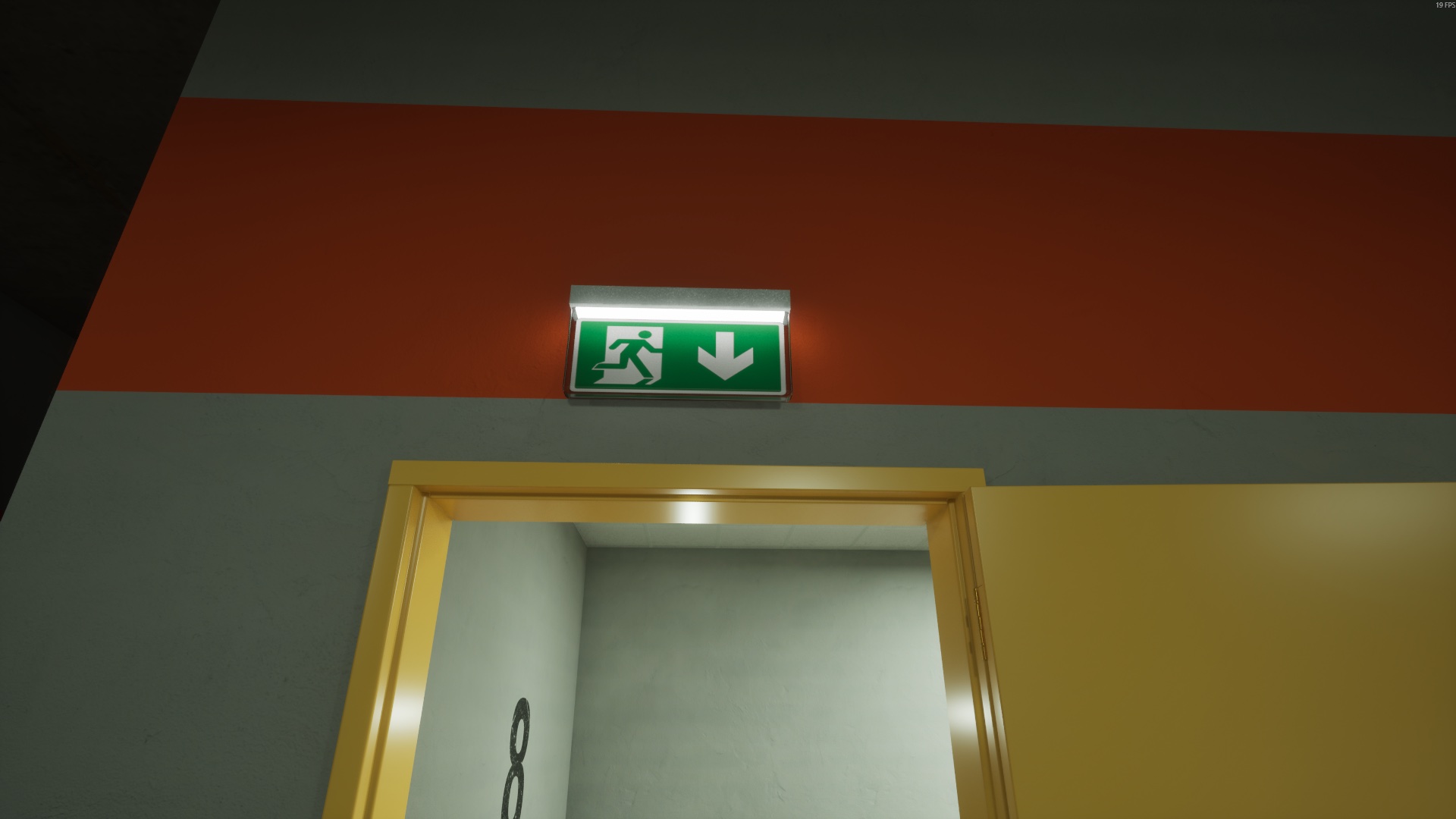 Wrong exit signs — Normal